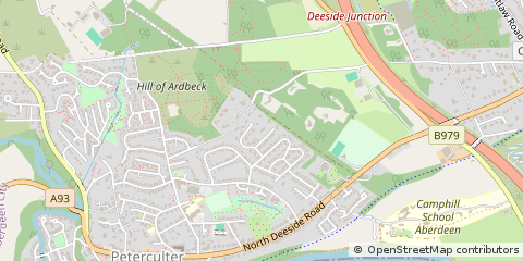 Map of Peterculter