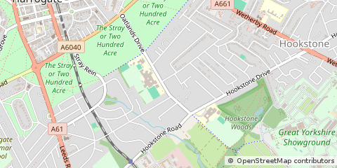 Map of Harrogate, North Yorkshire
