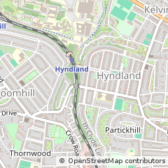 Map of Glasgow, Lanarkshire