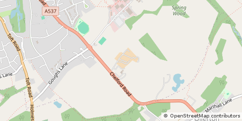 Map of Knutsford, Cheshire