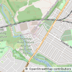 Map of Hounslow, Middlesex
