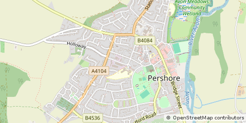 Map of Pershore