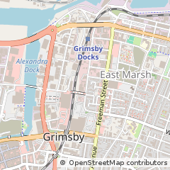 Map of Grimsby, South Humberside