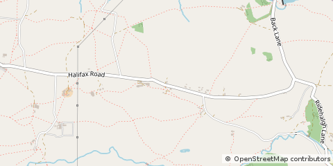 Map of Burnley, Lancashire