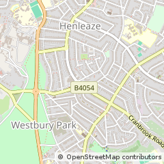 Map of Bristol, City of Bristol