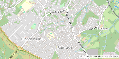 Map of Southampton, Hampshire