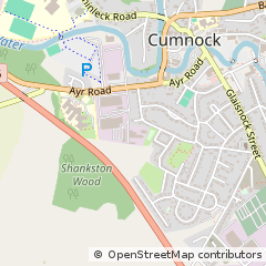 Map of Cumnock, Ayrshire