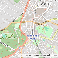Map of Tunbridge Wells, Kent
