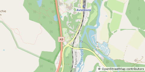 Map of Inverness, Inverness-shire