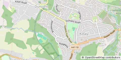 Map of Swansea