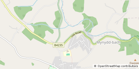 Map of Chepstow, Monmouthshire