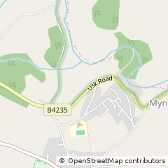 Map of Chepstow, Monmouthshire
