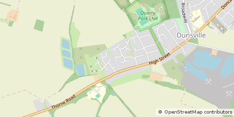 Map of Doncaster, S Yorks