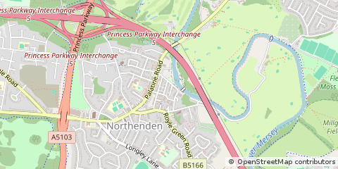 Map of Manchester