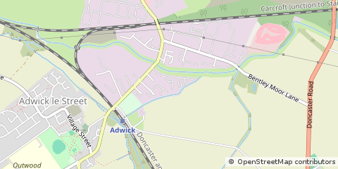 Map of Doncaster