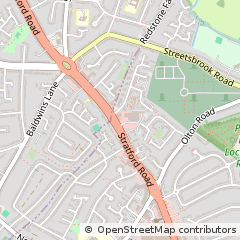 Map of Solihull