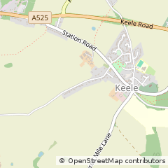 Map of Newcastle-Under-Lyme, Staffordshire