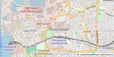 Map of Portsmouth