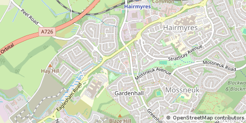 Map of Glasgow