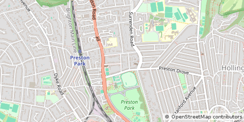 Map of Brighton, Sussex