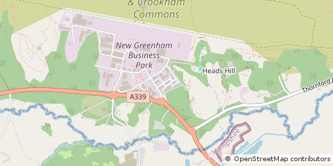 Map of Thatcham