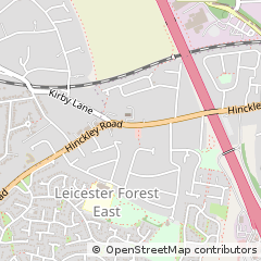 Map of Leicester