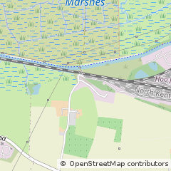 Map of Gravesend, Kent