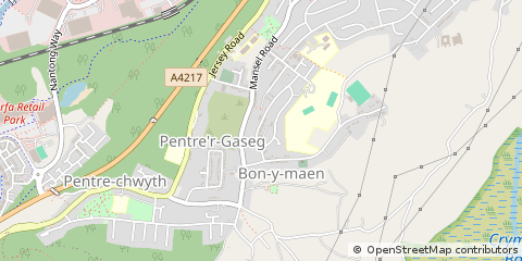Map of Swansea