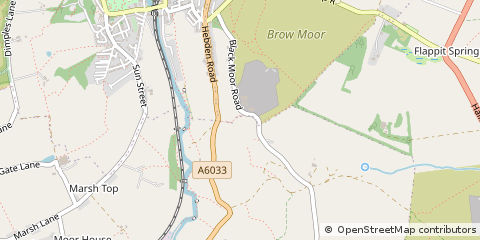 Map of Keighley, West Yorkshire