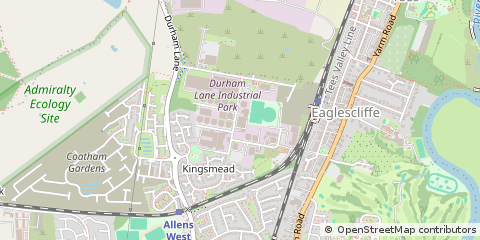 Map of Stockton on Tees