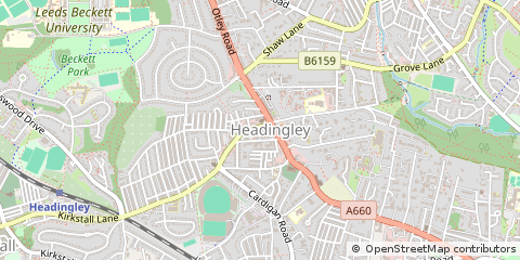 Map of Leeds