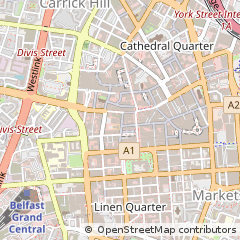 Map of Belfast