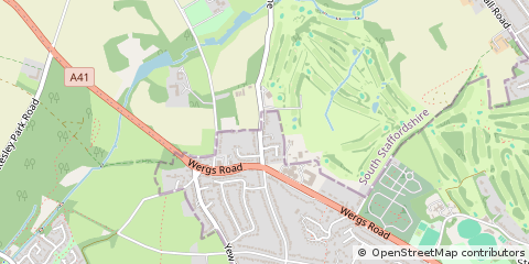 Map of Wolverhampton, West Midlands