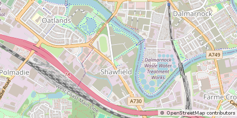 Map of Rutherglen