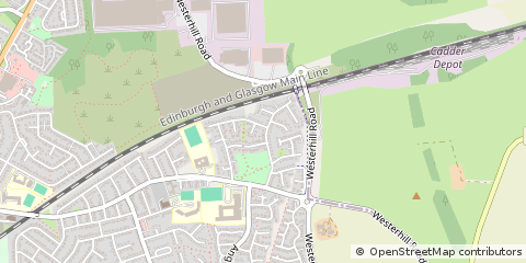 Map of Bishopbriggs, Glasgow