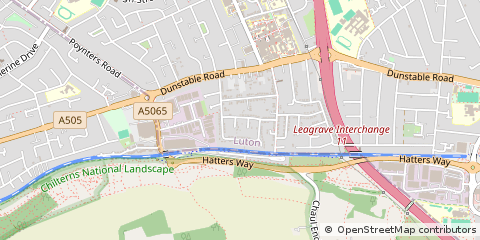 Map of Luton