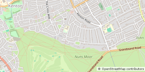 Map of Newcastle Upon Tyne