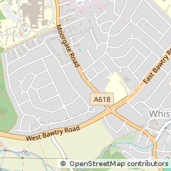 Map of Rotherham