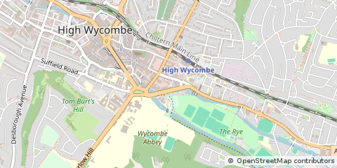Map of High Wycombe