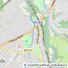 Map of Stockport, Cheshire