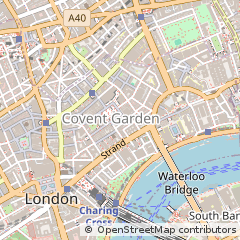 Map of Covent Garden, London