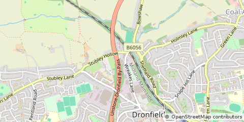 Map of Dronfield