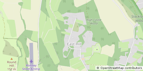 Map of Kemsing, Kent