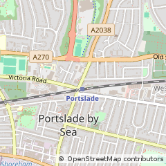 Map of Hove, East Sussex
