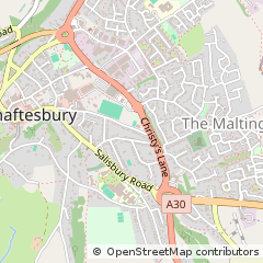 Map of Shaftesbury