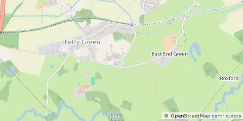 Map of Hertfordshire
