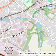 Map of Mansfield, Nottinghamshire