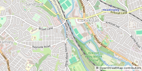 Map of Leeds
