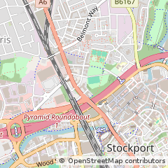 Map of Stockport, Cheshire