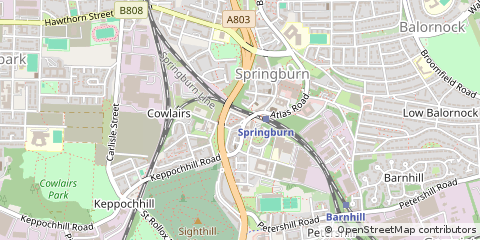 Map of Glasgow